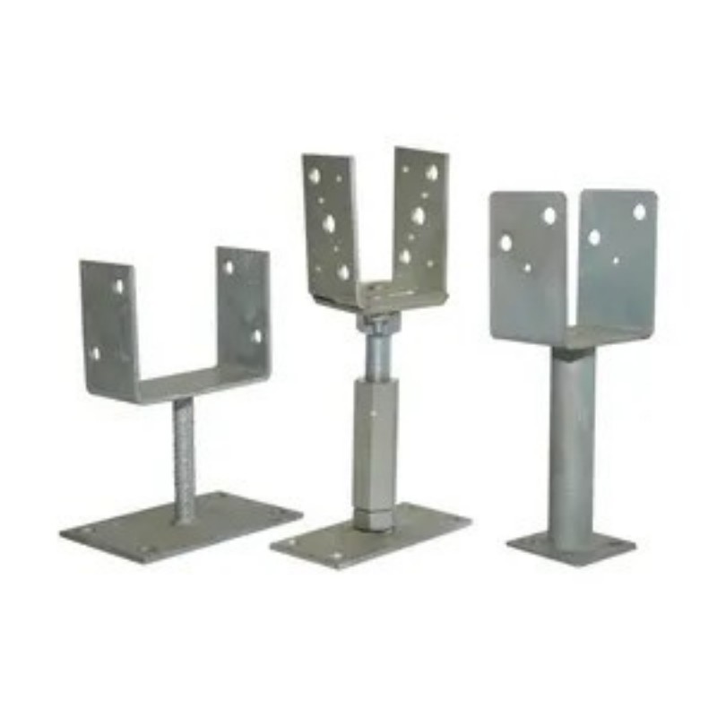 Hot DIP Galvanized Adjustable Height Concealed Timber Post Shoe Support Construction Accessories Post Anchor