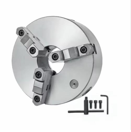 Heavy Duty Three Jaw Universal Scroll Lathe Chuck K11 Series for Mazak DMG Mori, Steel Body High Accuracy 6 Inch 8 Inch
