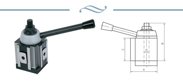 Piston Type Locking Tool Post
