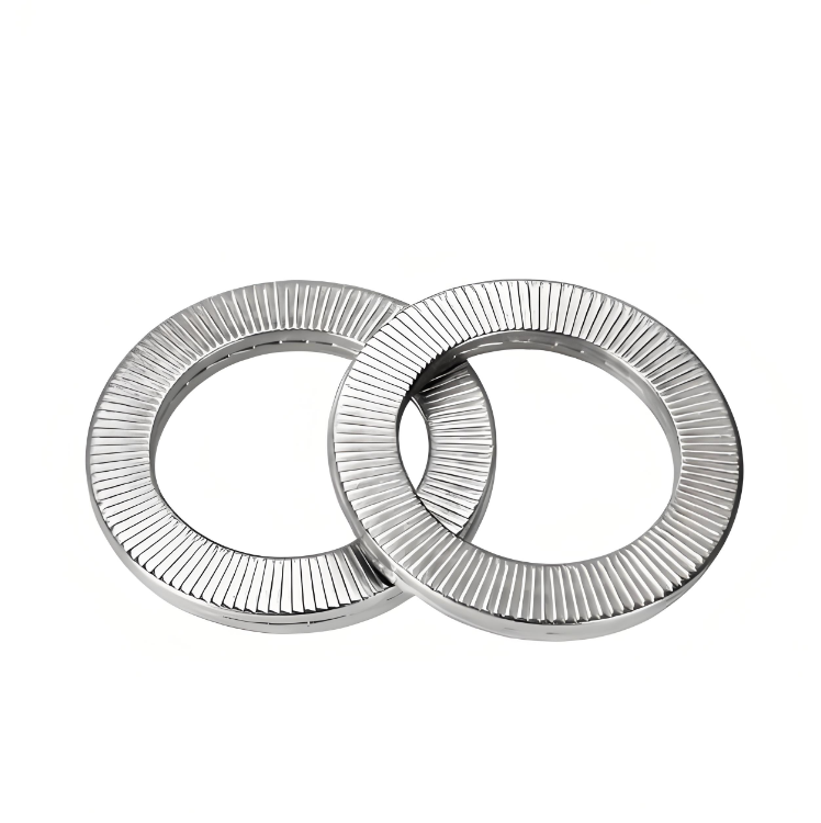 Factory Direct High Quality Self Locking Wedge Lock Washer 316 Stainless Steel with Zinc Finish Full Range Stock