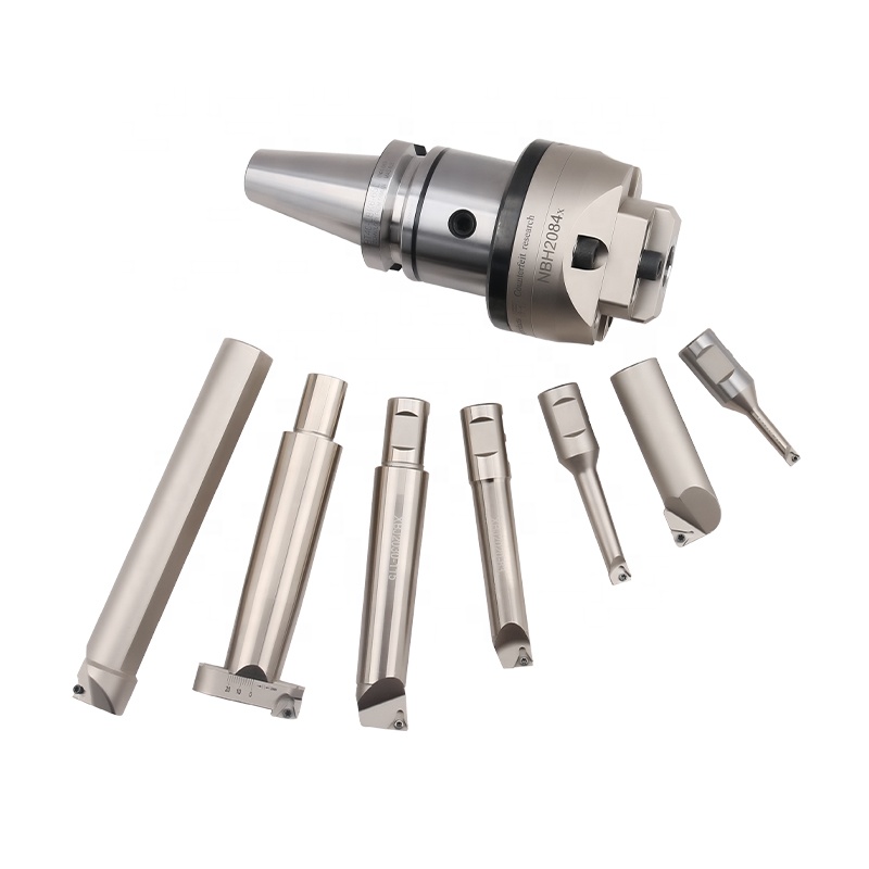 Precision Micro Boring Head Set Series NBH2084/NBH2084S/NBH2084X Fine Bore Head Milling Machine Steel Material