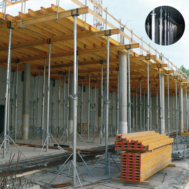 Building Construction Metal Steel Prop Scaffolding Jack Formwork Support Steel Prop Jack Sleeve Adjustable Acrow Steel Props