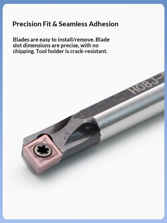 Anti-Vibration HSS Internal Boring Bar Reduced Shank 10mm To 4-7mm, SCLCR/SCLRC Series, Hole Turning Tool Holder For CNC Lathe