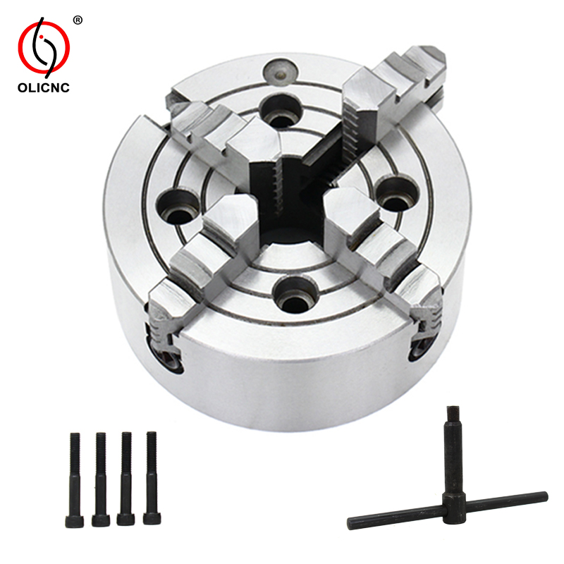 Machine Tools Accessories 160mm Lathe Chuck K72 4 Jaws Independent Chucks 125mm 160mm 200mm Lathe Chuck for CNC