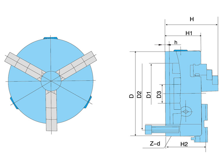 Chuck Detail Diagram