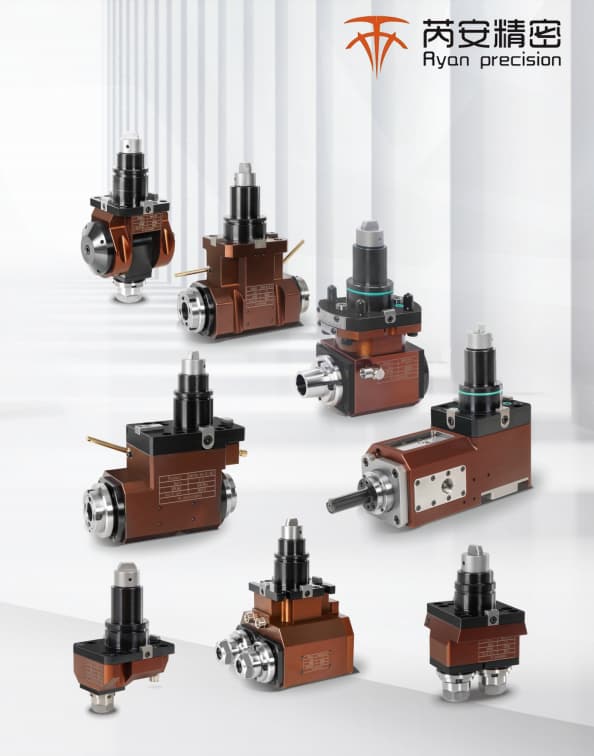 90 Degree Radial Driven Tool Head Bmt VDI Compatible With Doosan Haas Lathes High Precision ER32 Driven Power Tool Holder