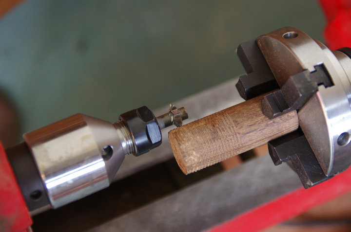 Wood turning chuck dimension details