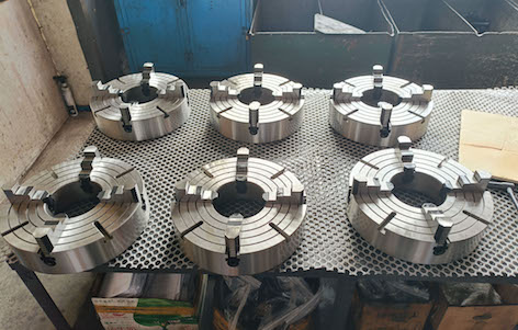 Outer Diameter 400mm, Independently Adjustable 16 Inch 4-jaw Lathe Chuck K72 400