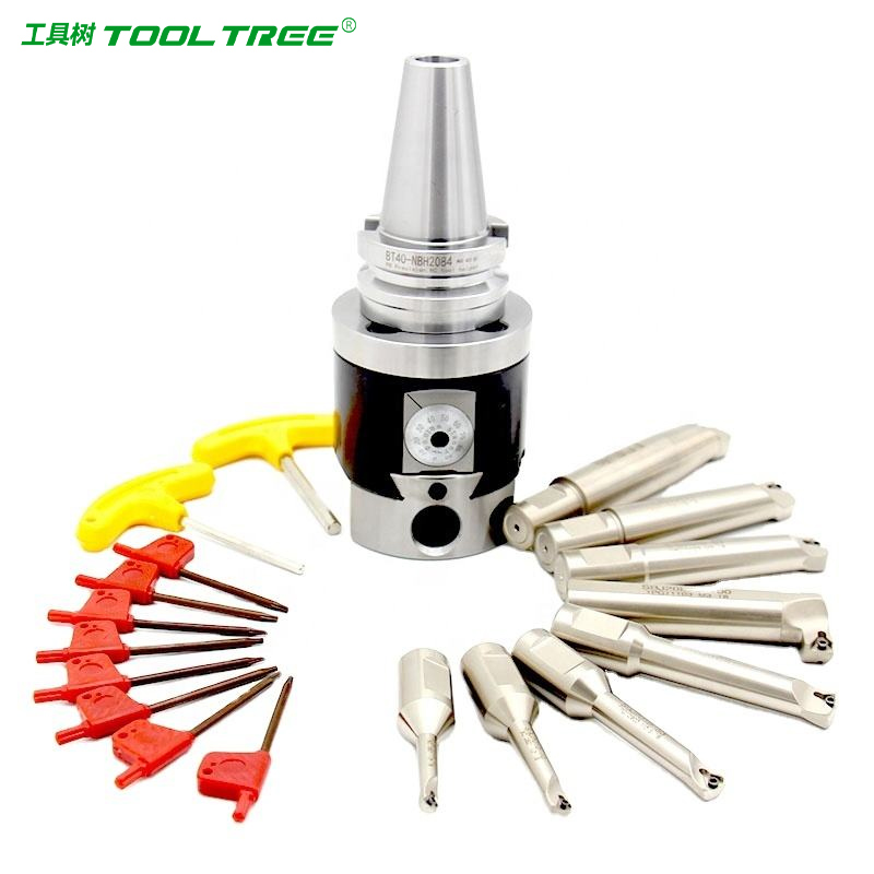 Tool Tree Adjustable Finishing Boring Head Set NBH2084 High-Precision Fine Tuning Full Range Coverage Durable 1 Year Machines