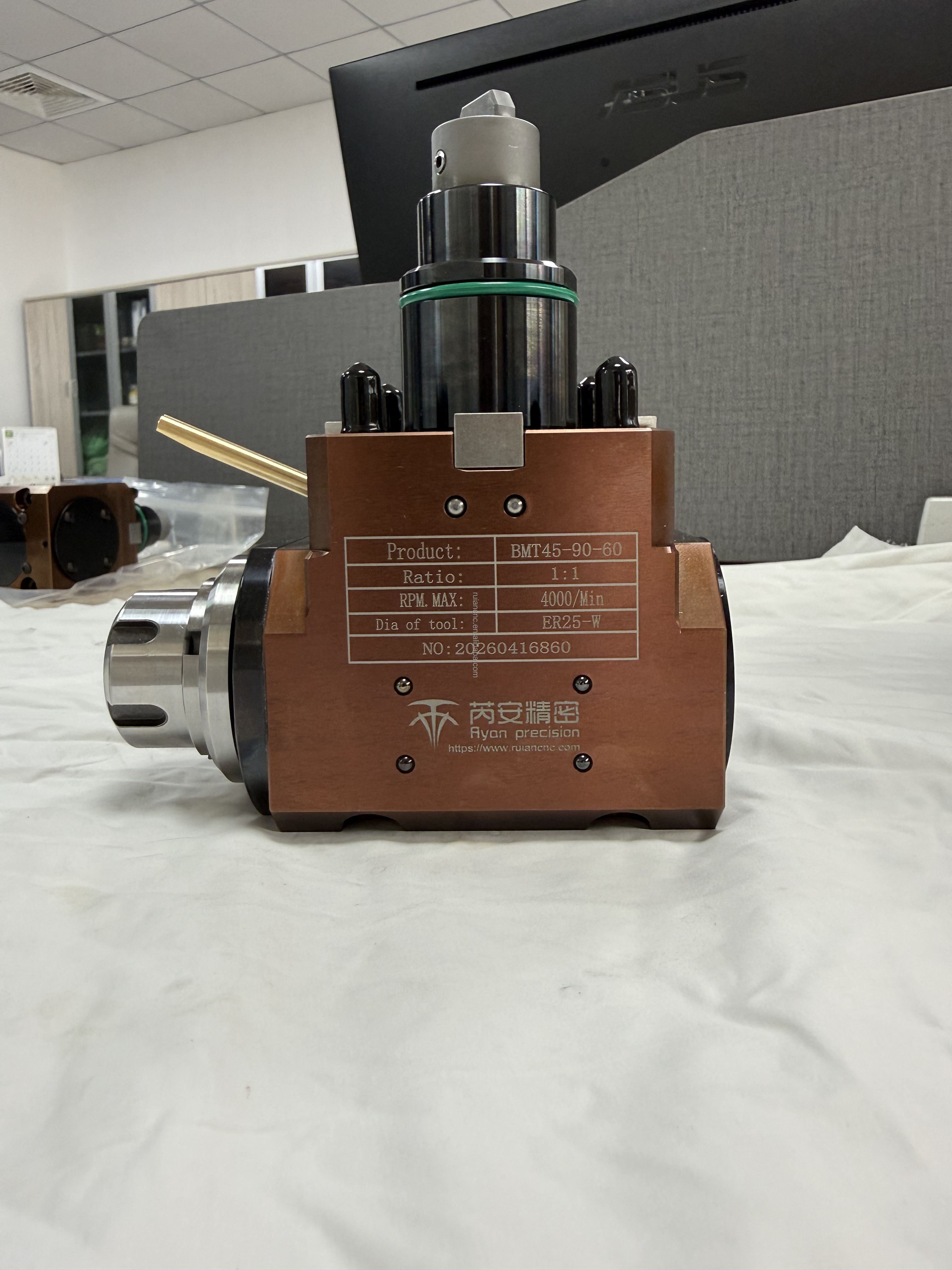 Ryan Precision 0&deg; Live Tool Holder High-speed BMT40 BMT45 BMT55 VDI Turning Milling Cnc Lathe Metal Machining Power Tool Holder