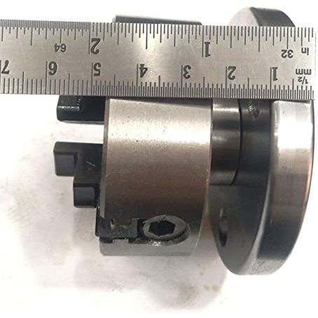 Assorts 4-Jaw Independent Chuck 70mm M14 Thread Cast Iron & Tool Alloy Steel Milling Machine Back Plate T Nuts
