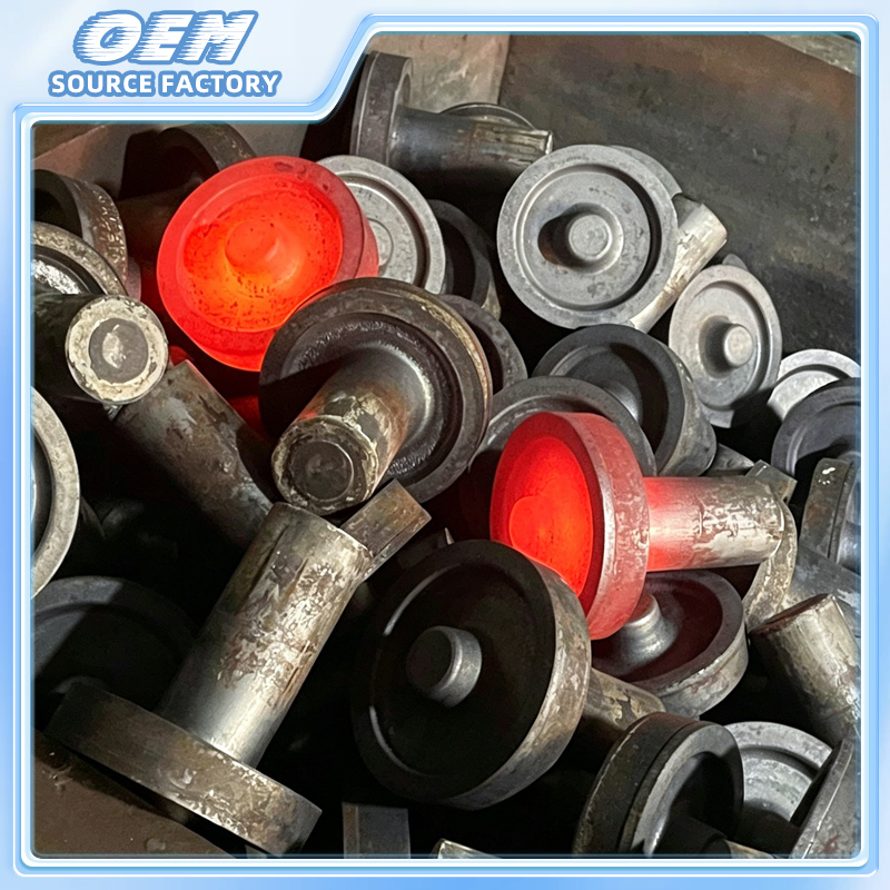 Customized Carbon Steel/Alloy Steel Forging Axle/Shaft Head for Agricultural Machinery