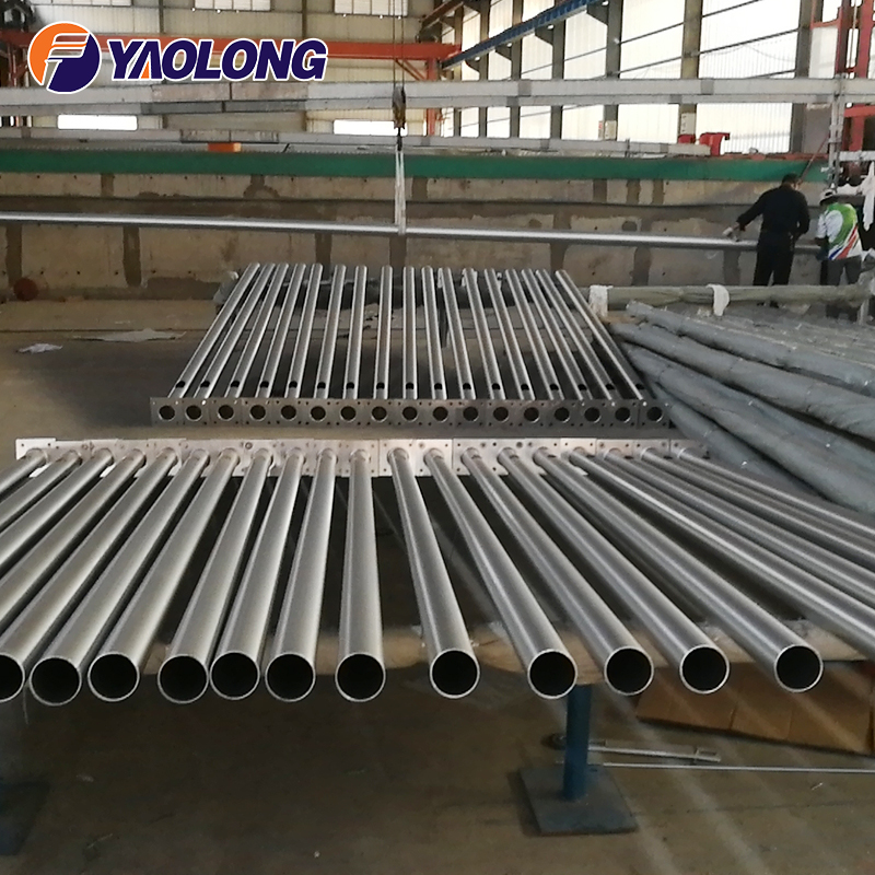 Customized Outdoor Aluminum Solar Street Light Pole Post Single Double Arm Sizes 4m 5m 6m 7m 8m 9m 10m 12m Competitive Prices