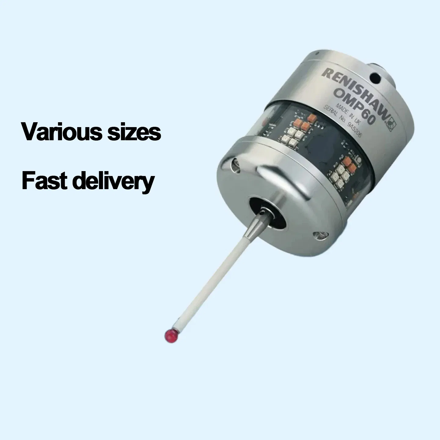 Original Renishaw Wireless Probe Omp40 Omp60 Infrared Transmission Probe Measuring Head for CNC Machine Tools on Machining Centers
