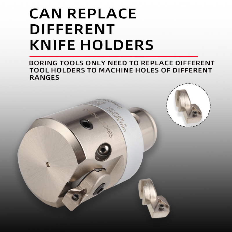 High Precision Finish Boring Head Set with Micro Boring Bar &amp; Cylinder Boring Bar for CNC Machine Tools