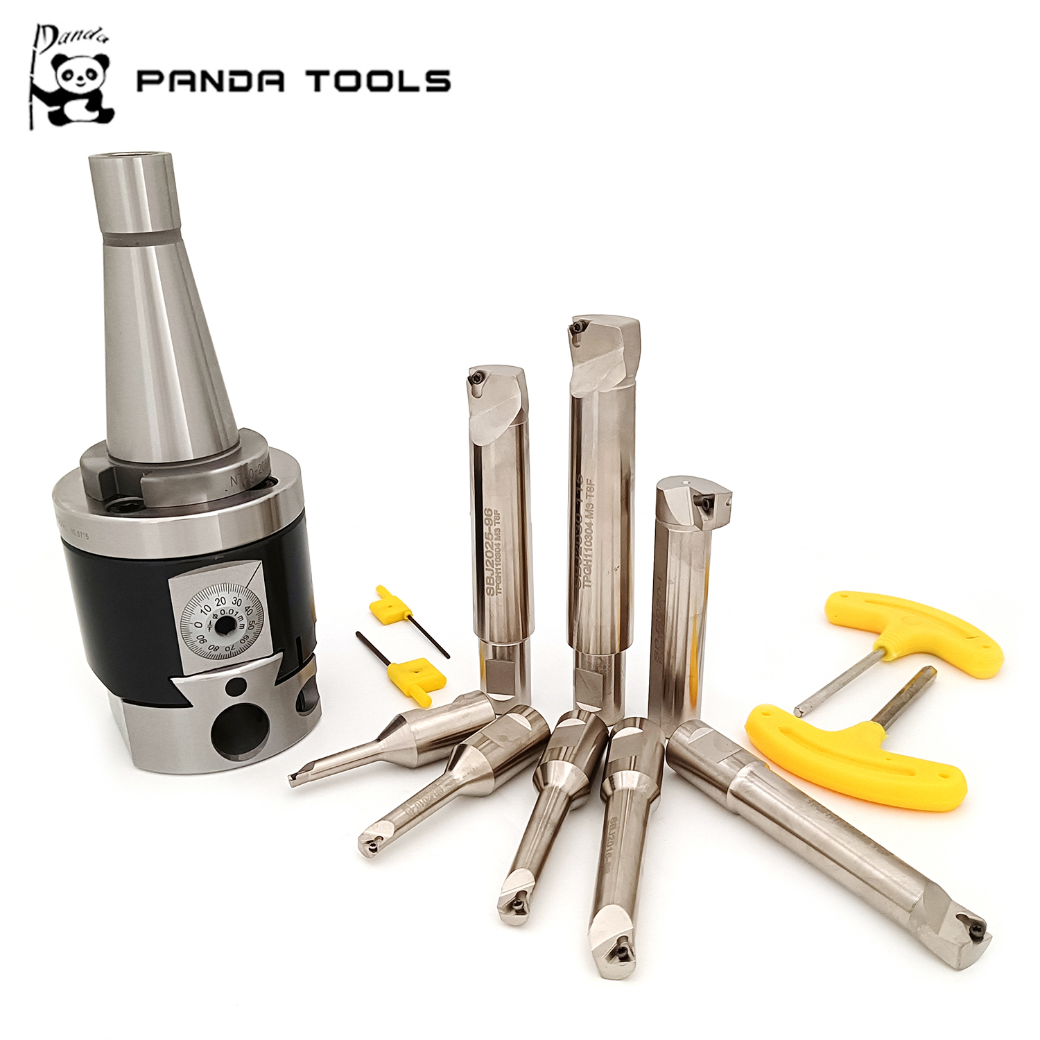 Factory Wholesale Precision Micro Boring Head Set NT40 Fine Boring Milling Machine Head for CNC New Condition Made Steel Plastic
