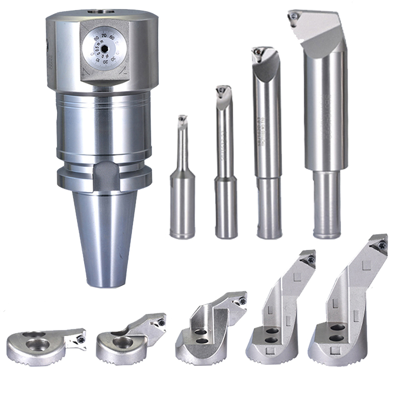 Fine Adjustable Boring Head Carbide Rough Boring Cutter BSA TWN High Grade 30-110mm Boring Range Chamfering Function