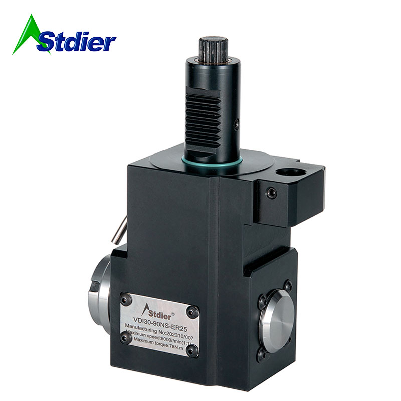VDI30 ER25 Radial/axial Live Tool Holder, AbilityCustomized Internal/external Cooling Suitable for Other Devices Such As Mazak