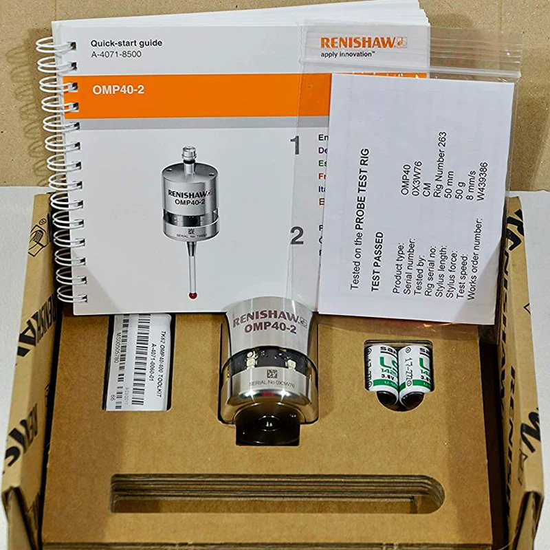Original Renishaw Wireless Probe Omp40 Omp60 Infrared Transmission Probe Measuring Head for CNC Machine Tools on Machining Centers