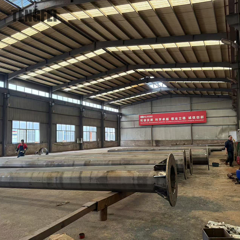 Good Quality 3M 6M 8M 10M 12M Galvanized Steel Street Light Poles