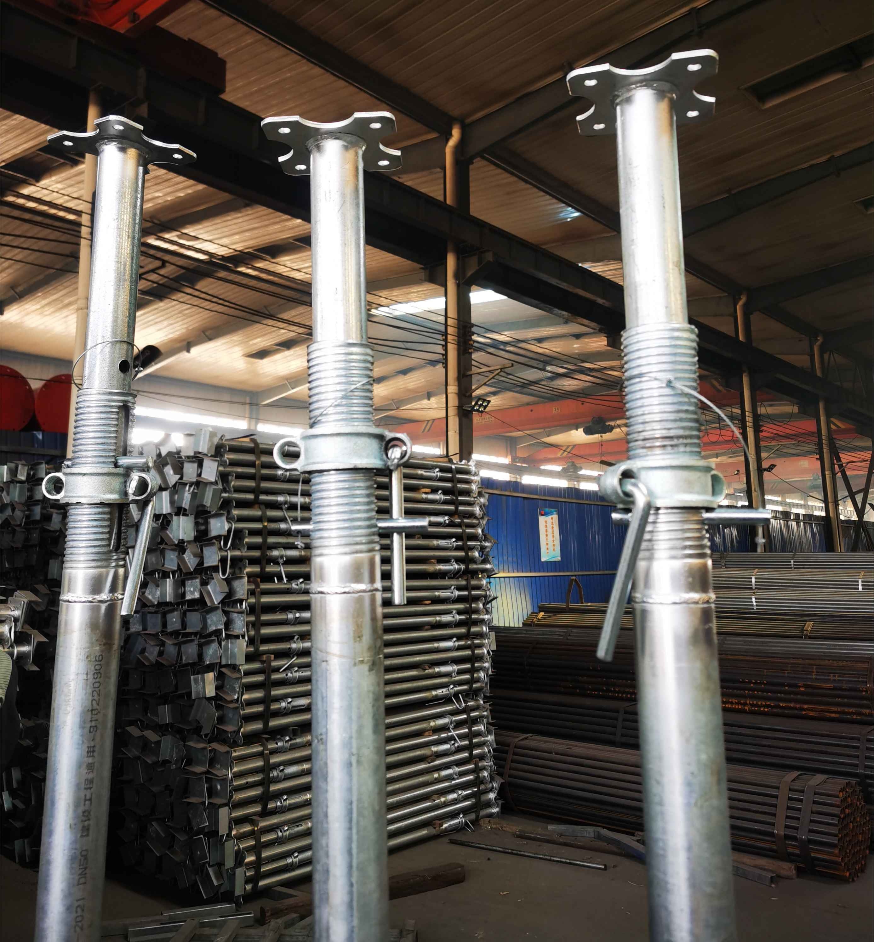 Modern 15'6" Aluminum Adjustable Shoring Jack Post for Building Construction Adjustable Shoring Posts for Formwork Prop