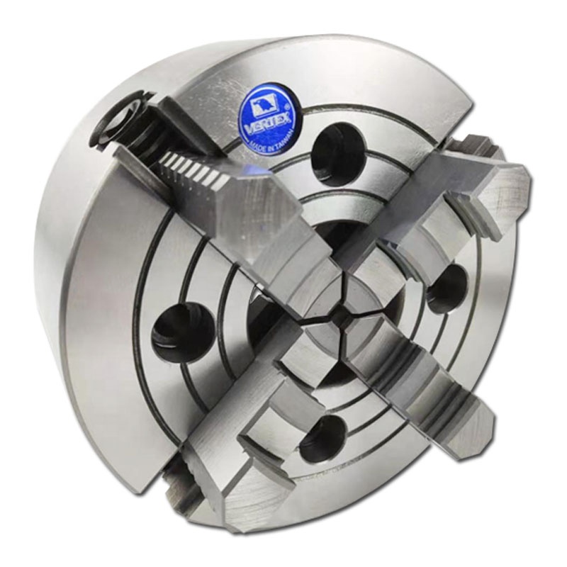 TaiWan VERTEX 4-Jaw Independent Chuck Plain Back Four-jaw Chuck for Lathe VKC-8