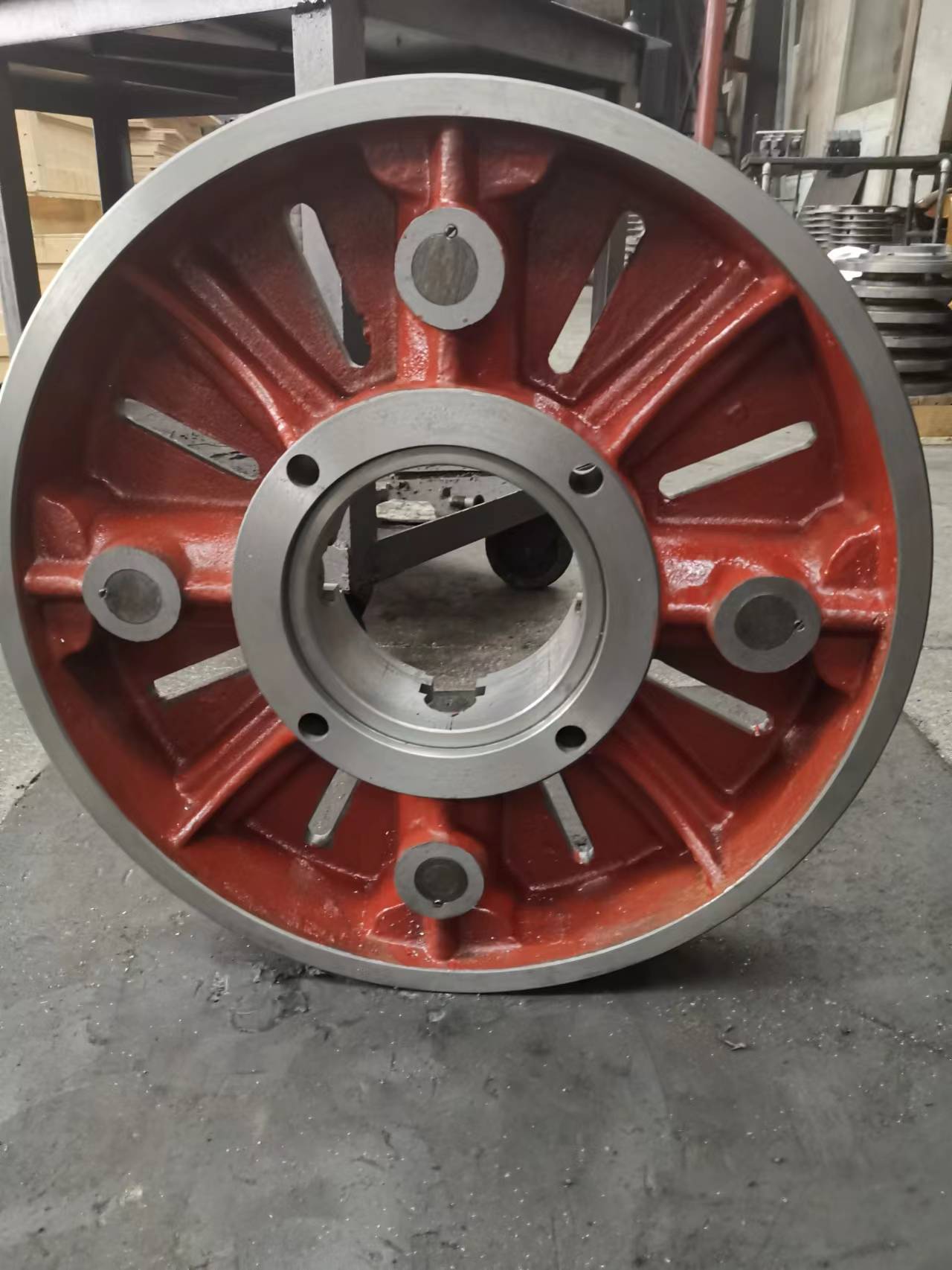 Outer Diameter 400mm, Independently Adjustable 16 Inch 4-jaw Lathe Chuck K72 400