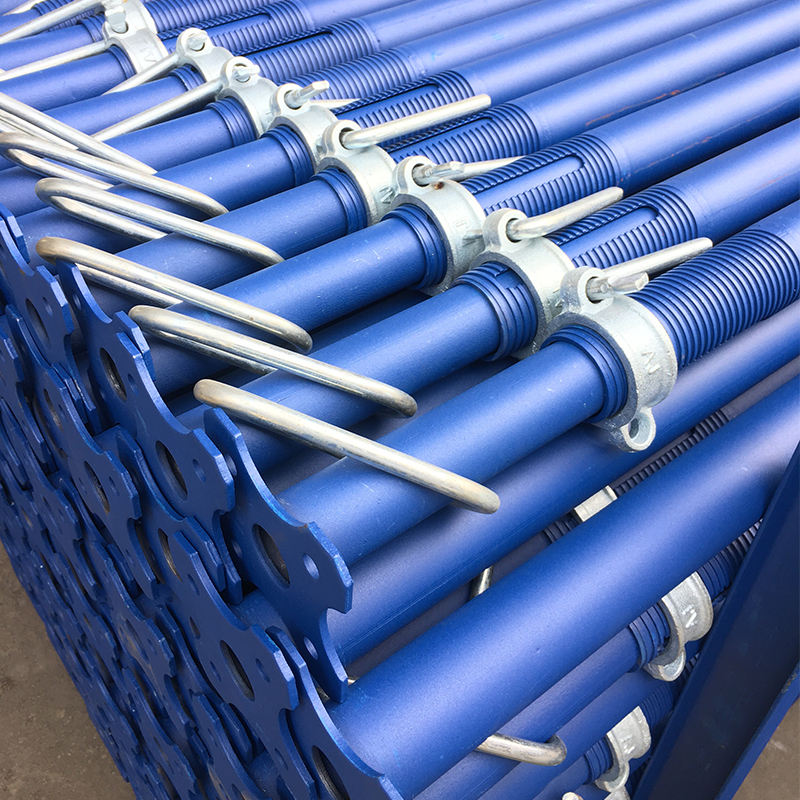 Building Construction Metal Steel Prop Scaffolding Jack Formwork Support Steel Prop Jack Sleeve Adjustable Acrow Steel Props