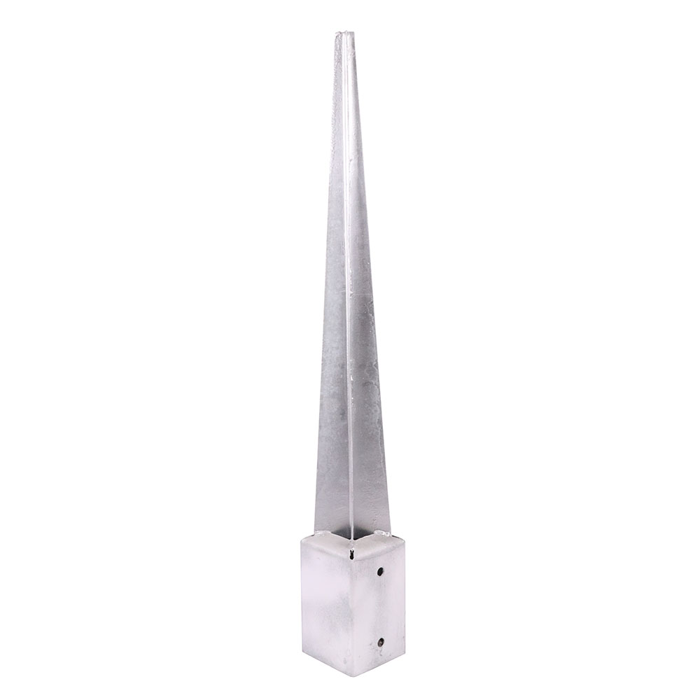 IRON CRAFT NO DIG Hot Dip Galvanized Pole Anchor Spikes Garden Socket 71MM 91MM 750MM