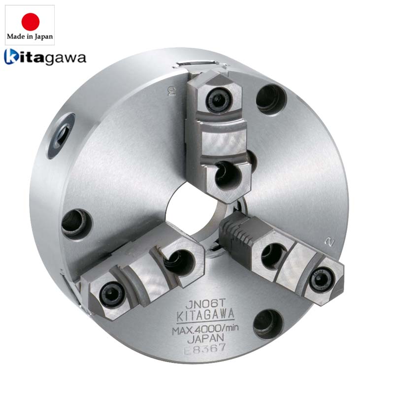 Kitgawa Manual Scroll Chuck with Integrated Jaw (Straight Recess)