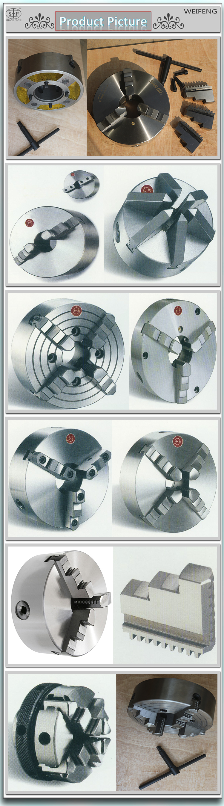 Steel 3-Jaw Self-Centering Scroll Chuck for Mini Lathe 3''-12'' 3-Year Warranty