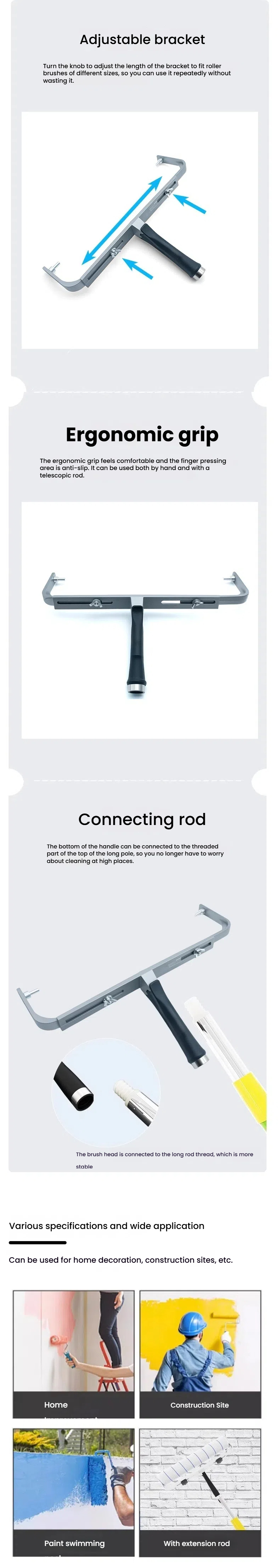 Adjustable Paint Roller Holder Specification Image