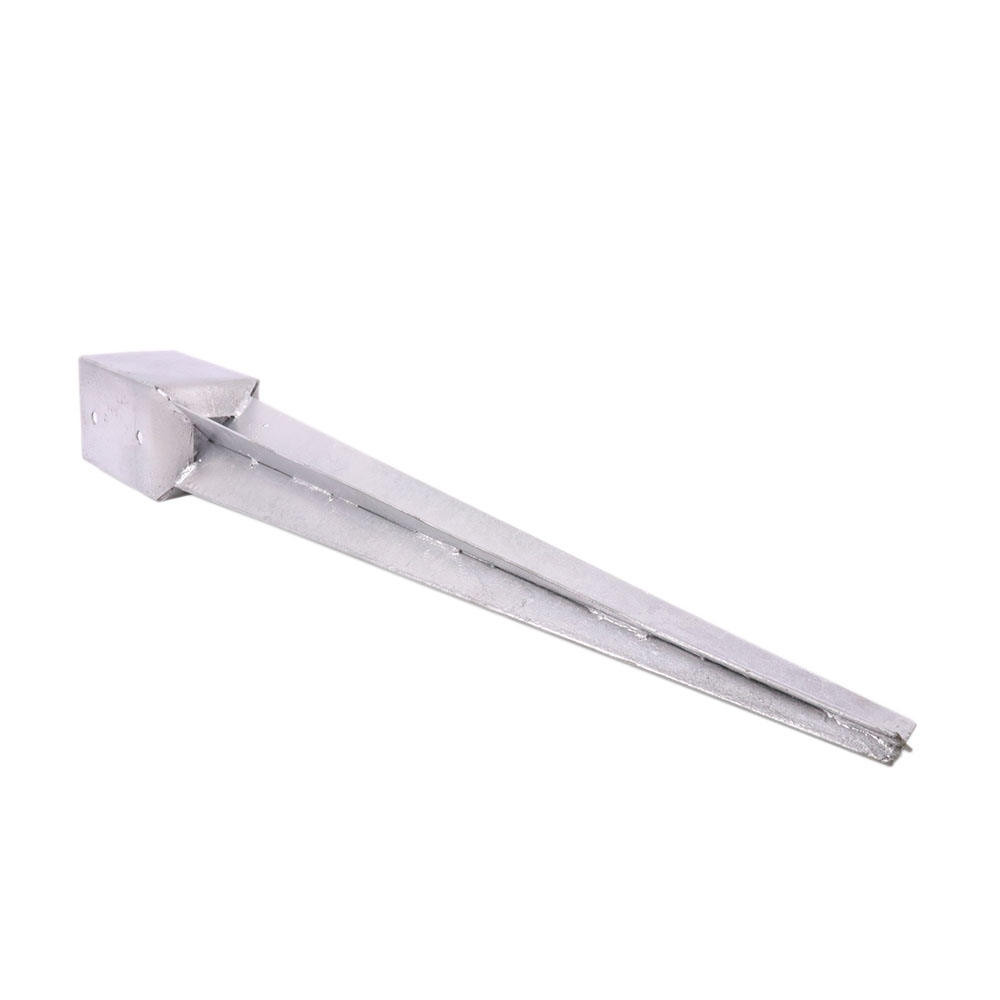 IRON CRAFT NO DIG Hot Dip Galvanized Pole Anchor Spikes Garden Socket 71MM 91MM 750MM
