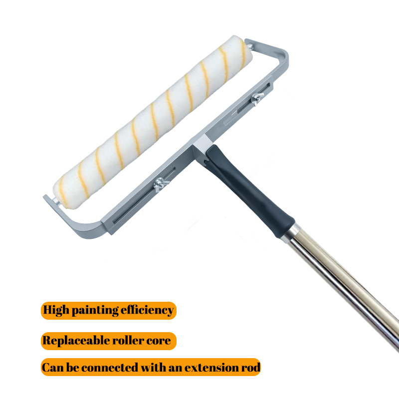 Adjustable 12-18 Inch Aluminum Double Arm Paint Roller Handle Industrial Grade Roller Holder OEM Paint Frame Tool for Hand Tools