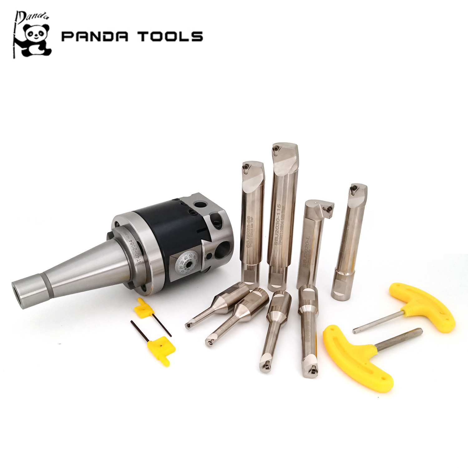 Factory Wholesale Precision Micro Boring Head Set NT40 Fine Boring Milling Machine Head for CNC New Condition Made Steel Plastic