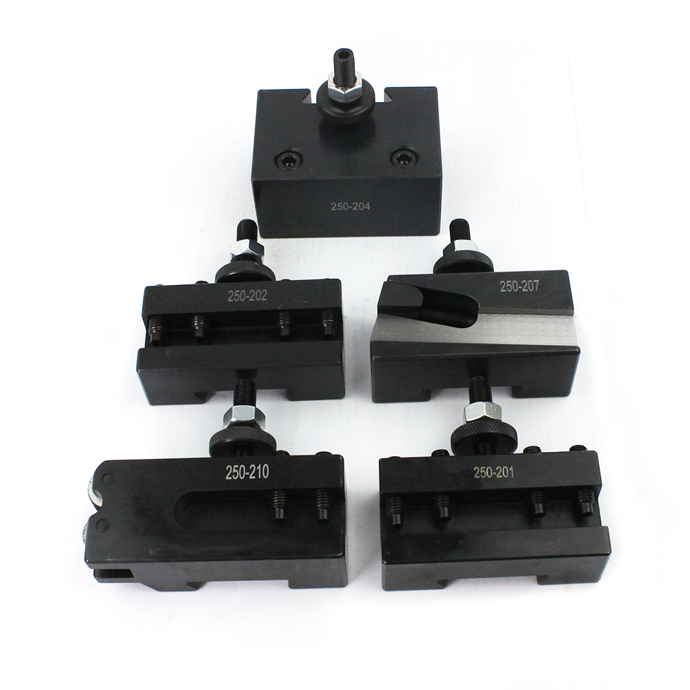 China Factory 251-222 Wedge Style Quick Change Tool Post 6 Pcs Tool Post Holder for Lathe Machine