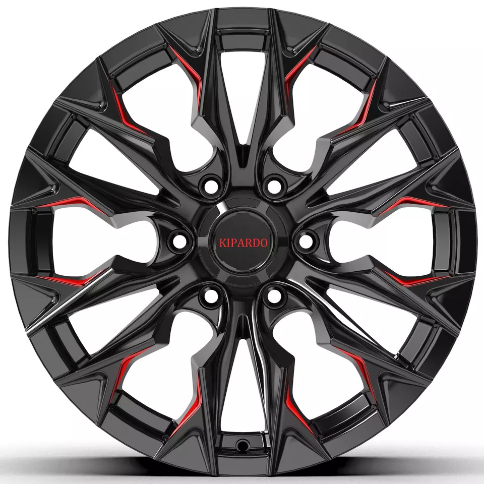 Discount Kipardo RTS 17x9 4x4 alloy car wheels with pcd 6x139.7 6x114.3 5x150 velg offroad wheels Quotes, Exporter