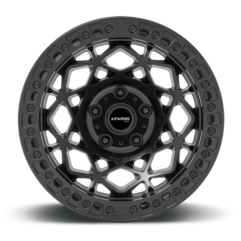 ODM Kipardo 17 20 inch factory wholesale black custom cast aluminum alloy rims 4x4 offroad wheels Manufacturer, Products