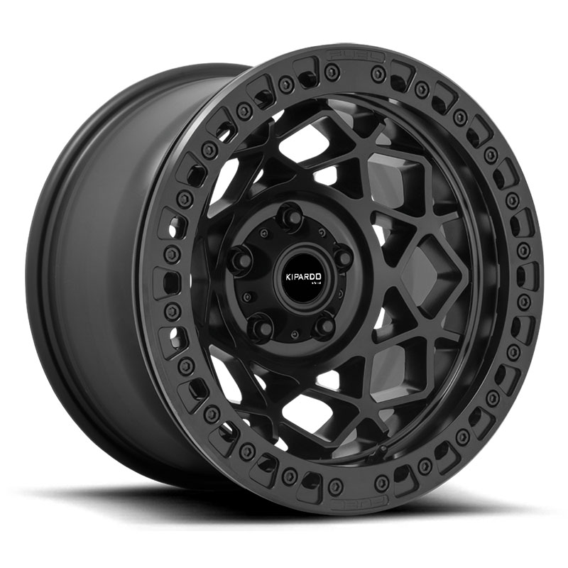 ODM Kipardo 17 20 inch factory wholesale black custom cast aluminum alloy rims 4x4 offroad wheels Manufacturer, Products
