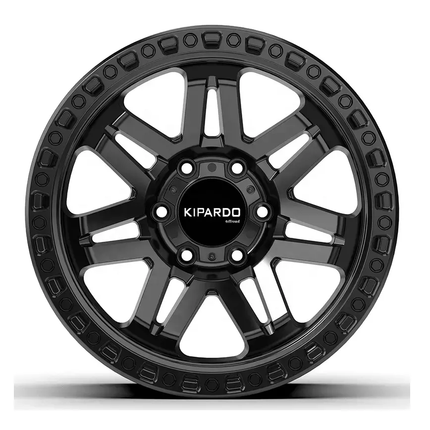 China Kipardo 17 18 inch factory wholesale 6 hole custom car aluminum alloy rims 4x4 offroad wheels Supplier, Service