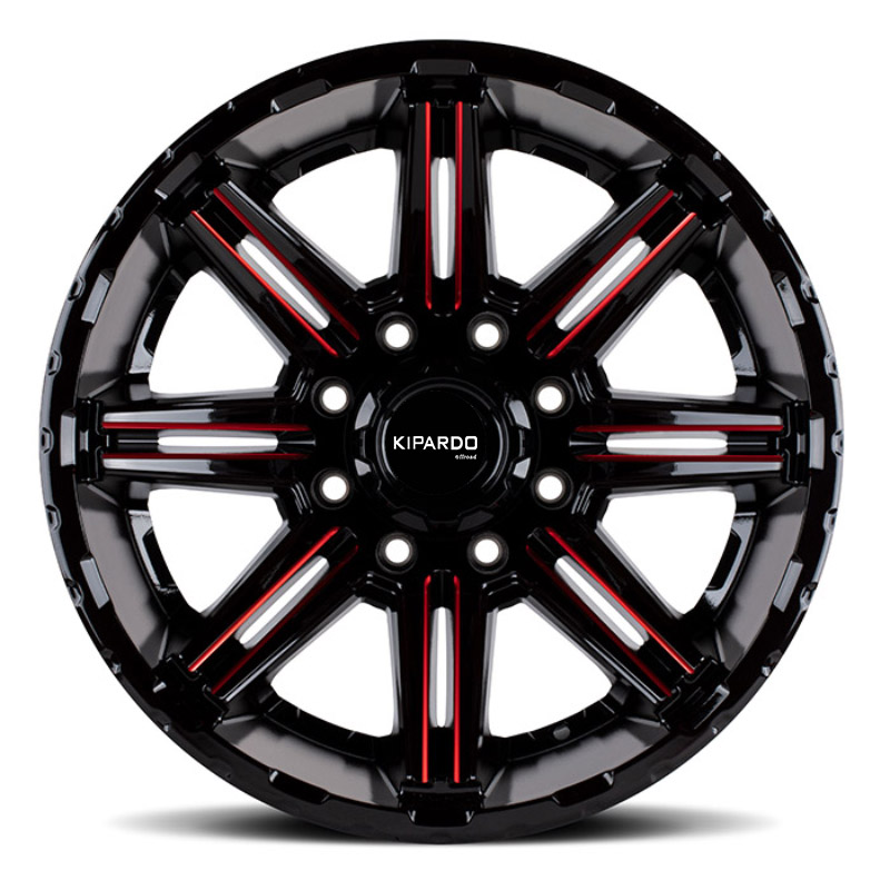 Wholesale Kipardo 17 18 inch factory customized aluminum alloy car rims offroad wheels Suppliers, Factories