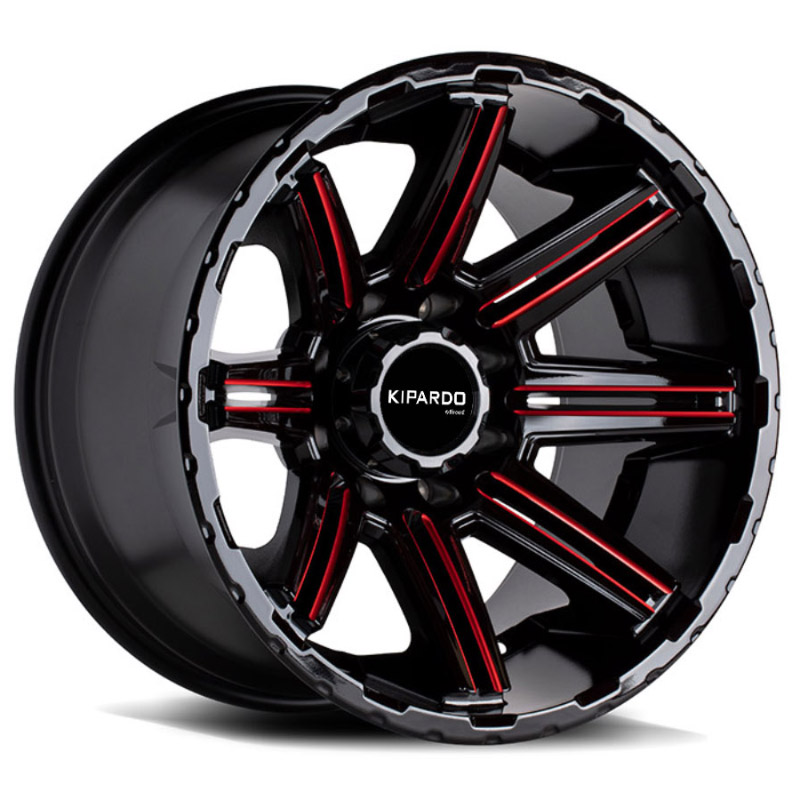 Wholesale Kipardo 17 18 inch factory customized aluminum alloy car rims offroad wheels Suppliers, Factories
