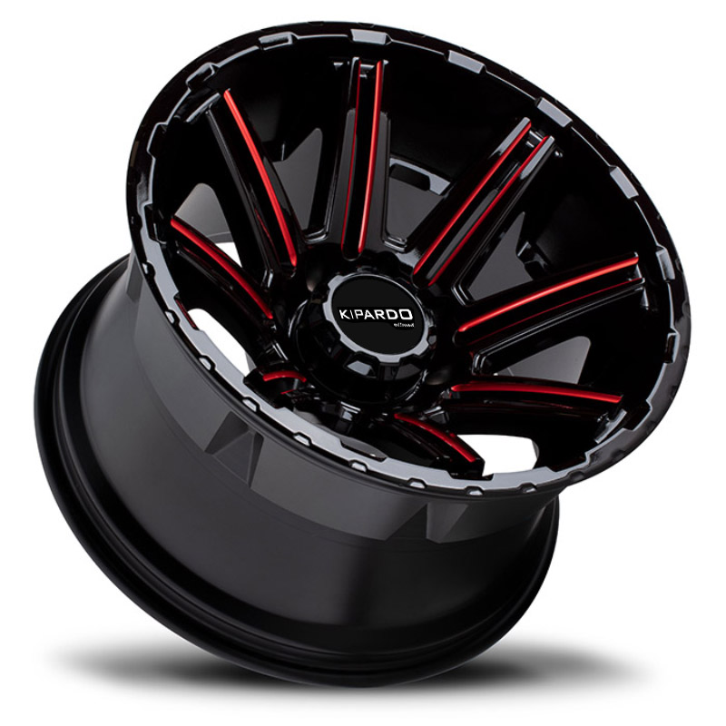 Wholesale Kipardo 17 18 inch factory customized aluminum alloy car rims offroad wheels Suppliers, Factories