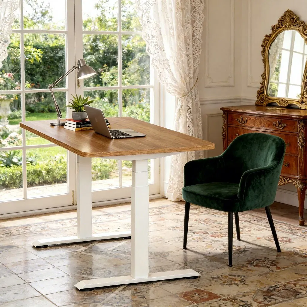 Electric Lifting Height Adjustable Standing Desk Ergonomic Students Learning Table