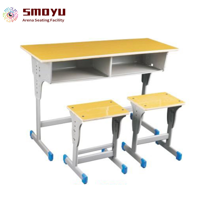 Modern Ergonomic Adjustable Height Single School Desk for Students