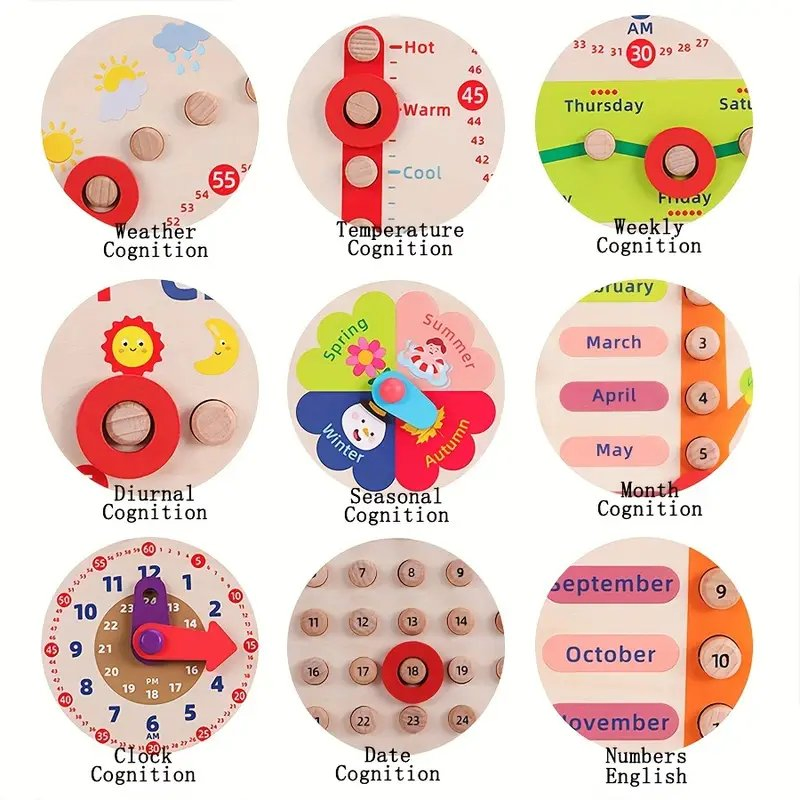 Wood Made Custom Kids Gift Parent-Child Interactive Cognitive Educational Toys