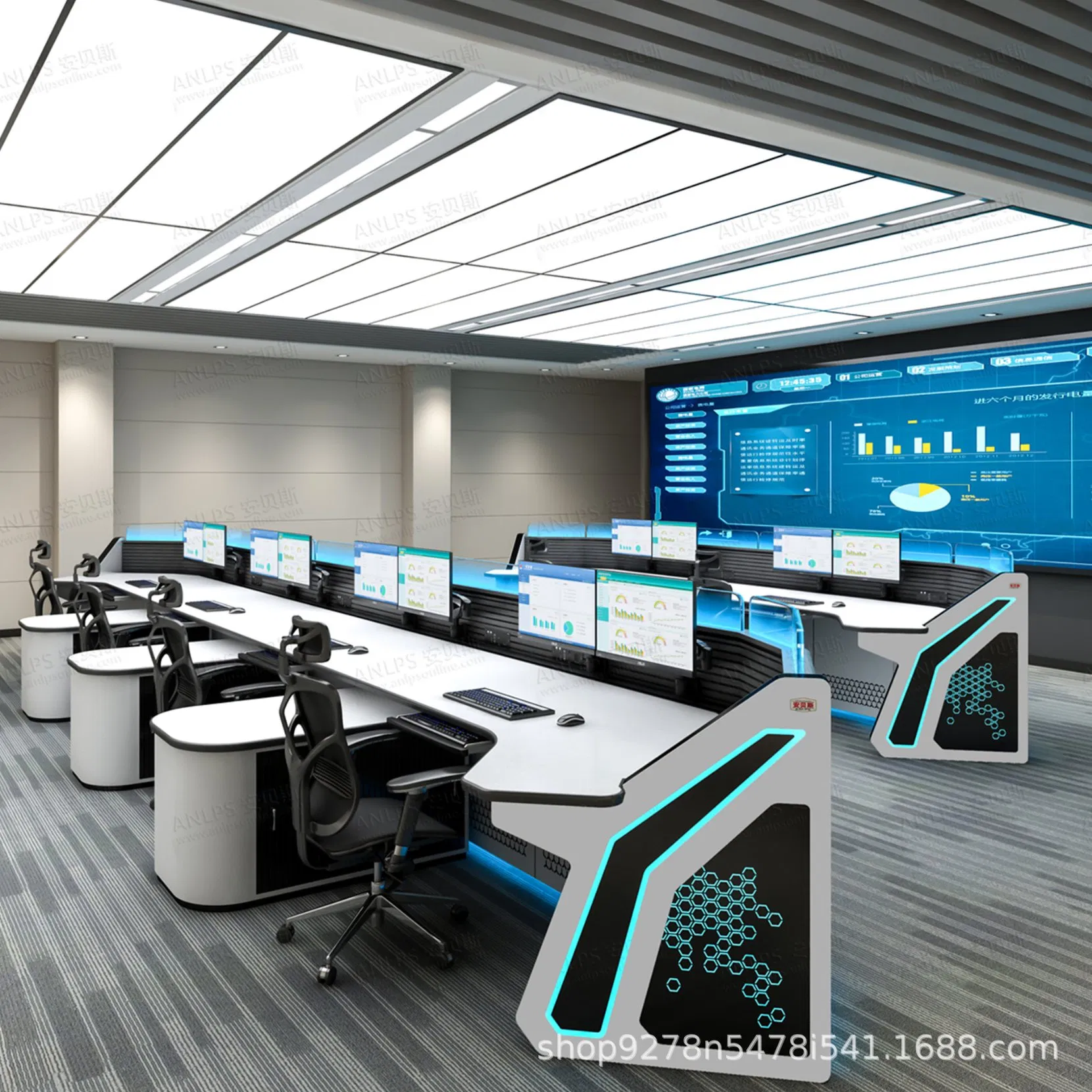 Kehua Fuwei Versatile Control Room Furniture for Home Office and Apartment Spaces