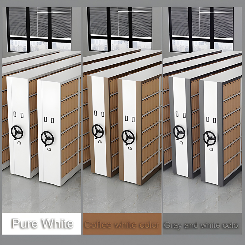 Dense Storage Rack Library Bookshelf Mobile Shelving