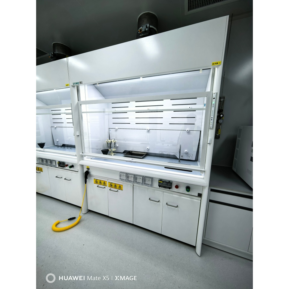 Intelligent Uniform Exhaust Reliable Aluminum Lab Fume Hood for Work
