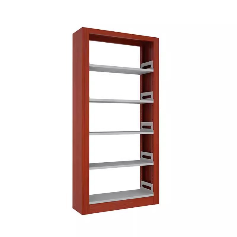 Factory Direct Thickened Cold Rolled Steel Single and Double Sided Library Reading Room Home Bookshelf